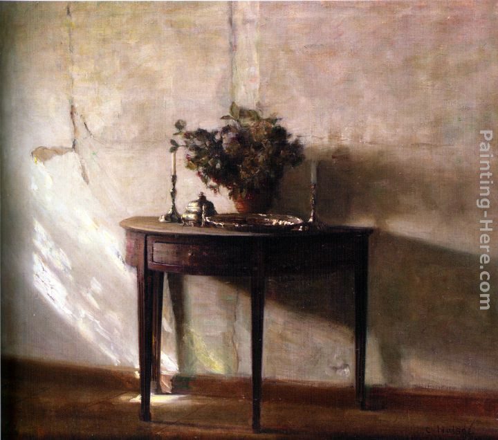 Carl Vilhelm Holsoe Interior I Sollys